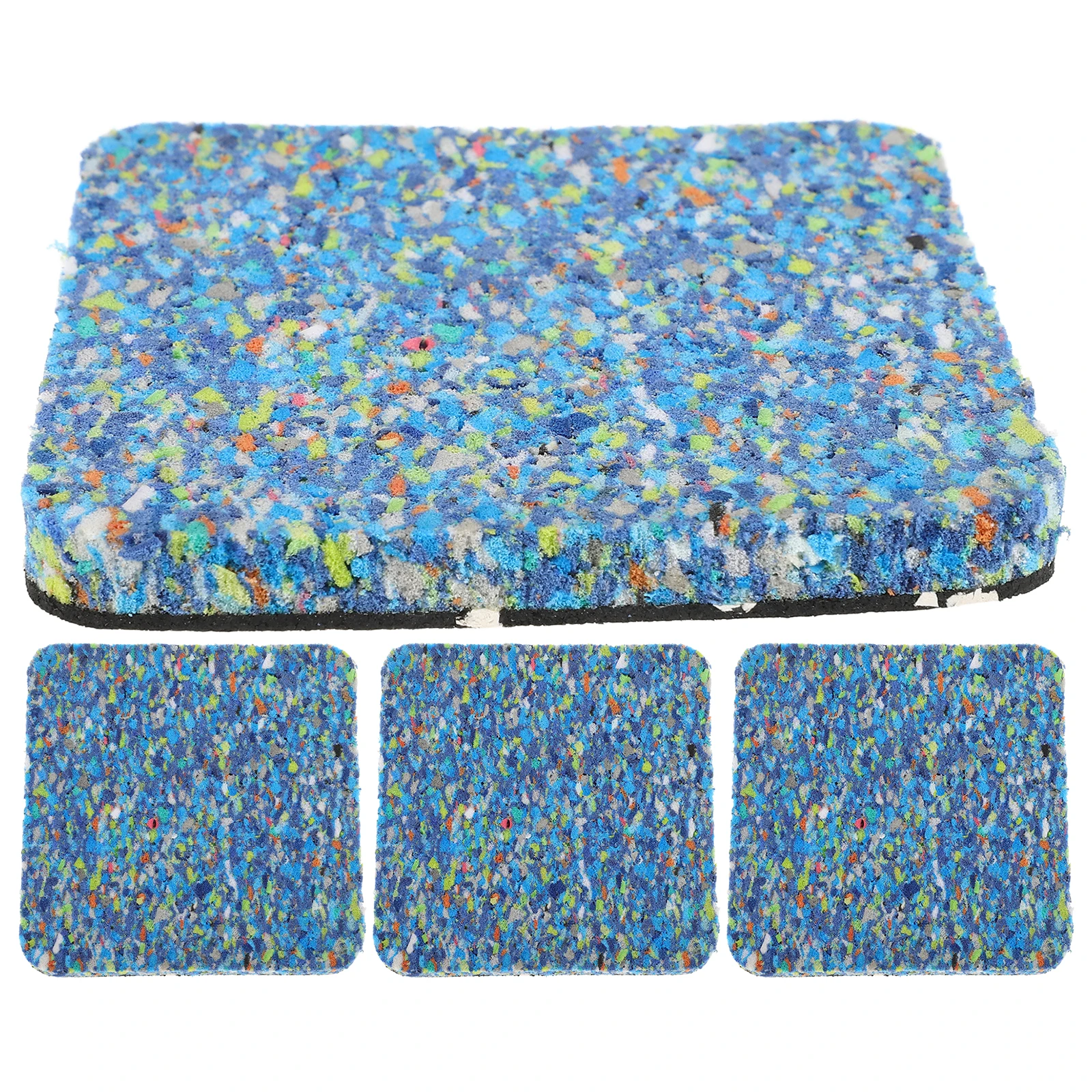

4 Pcs Cushion Floor Mat for Treadmill Pads Sports Mats Noise Reduction Exercise