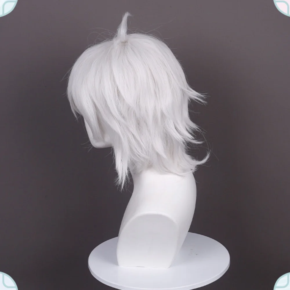 Anime Satoru Gojo Cosplay Wig Satoru Gojo Rose Net Wig Halloween Party Cos 5