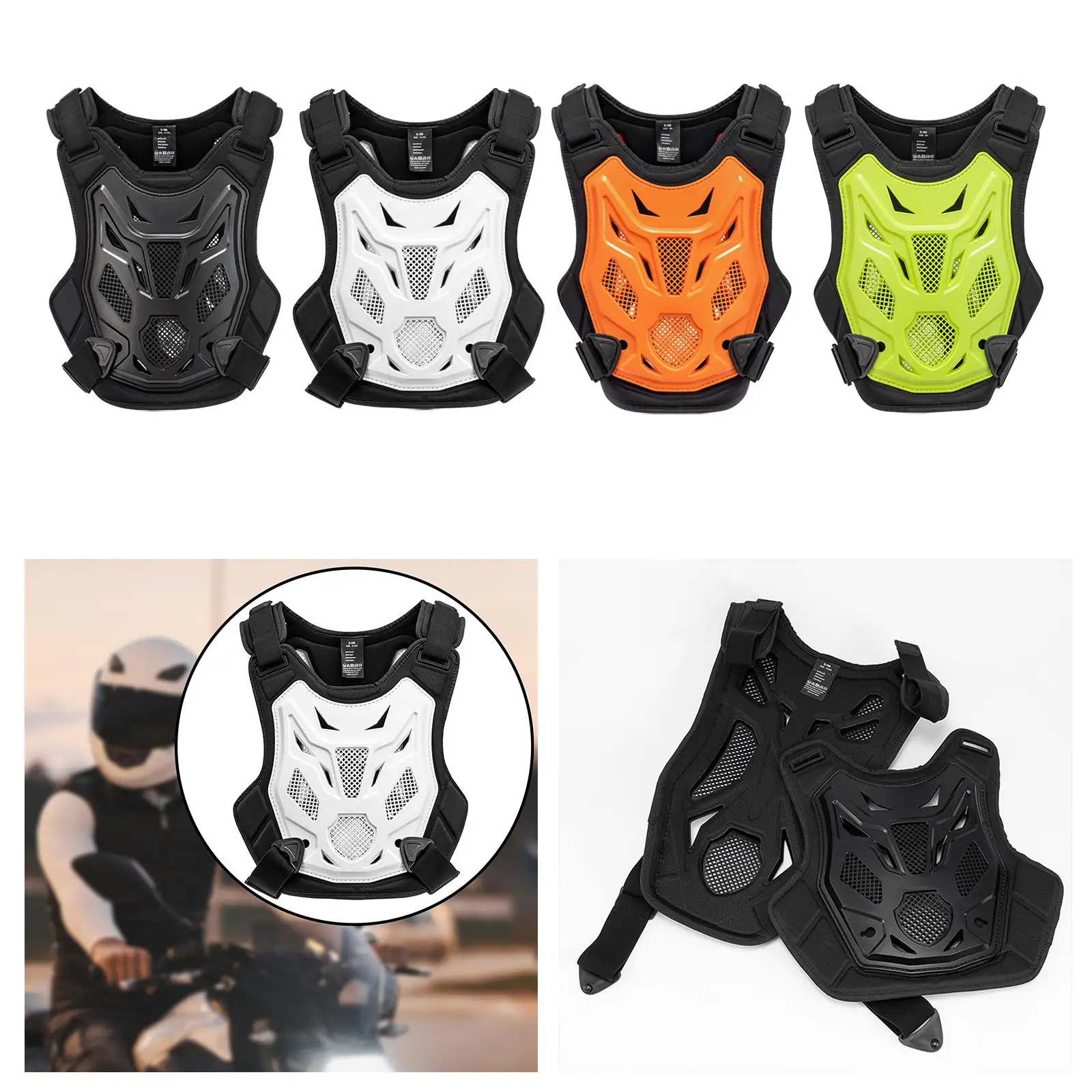 Motocross Chest Protector Breathable Professional Wear Resistant Motocross Equipment Multiuse for Motorcycle Road Bike