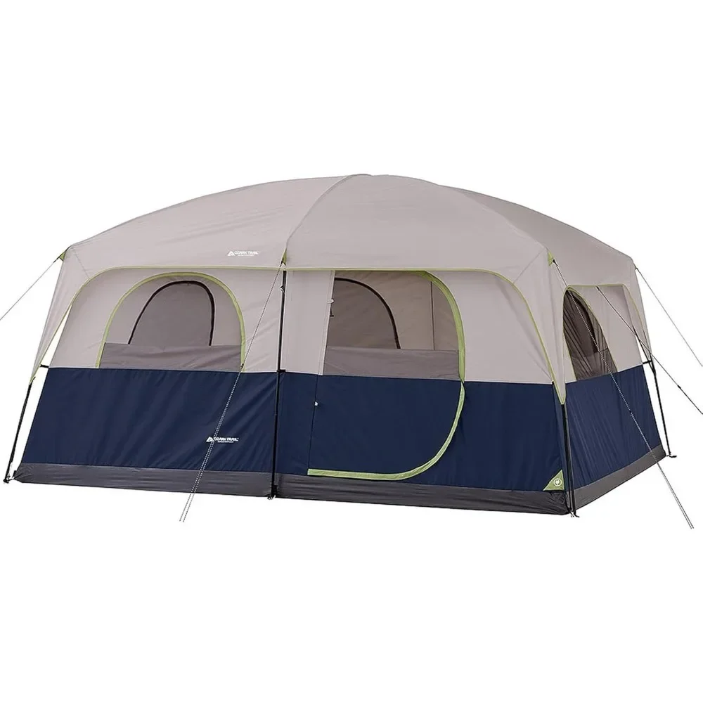 

Ozark 10-Person 2 Room Cabin Tent Waterproof RAINFLY Camping Hiking Outdoor New!