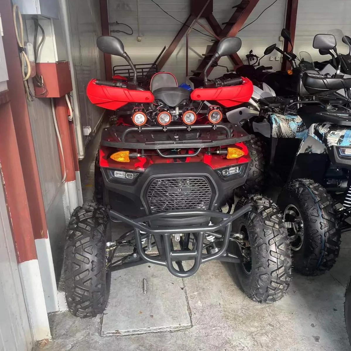 

ATV 150CC, 4-Wheel All-Terrain Vehicle, Off-Road Quad Bike, Utility Buggy for Mountain and Beach, Sand Dune Racer