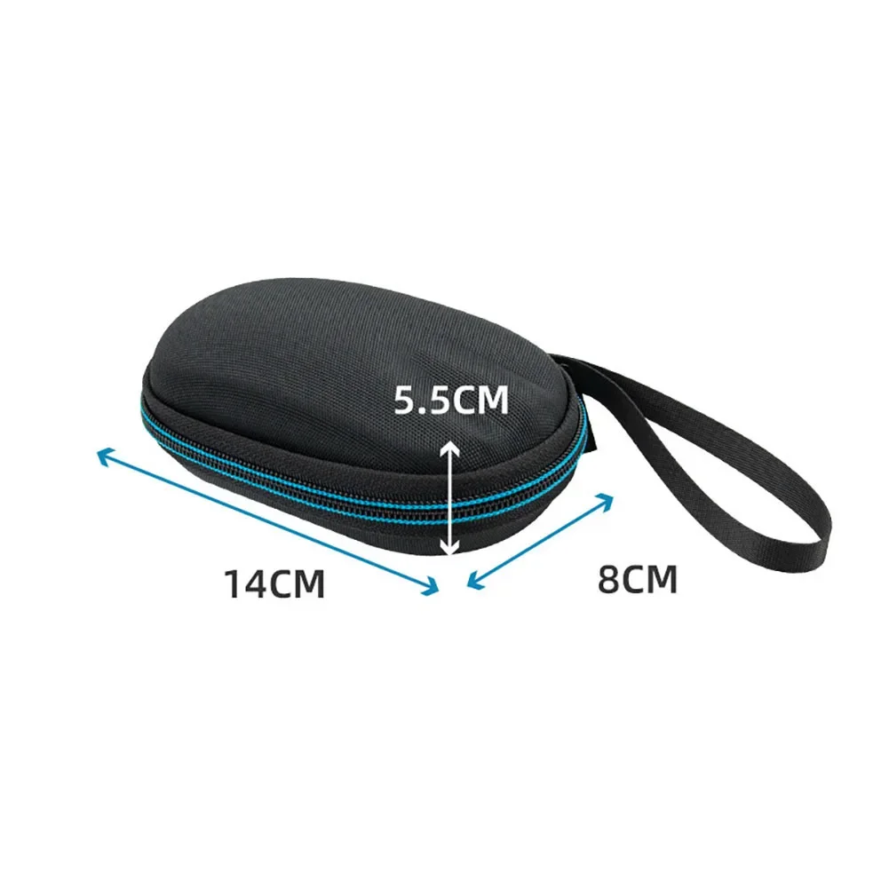 Bolsa de armazenamento portátil com zíper duplo, à prova d'água, mouse sem fio, estojo de transporte, à prova de arranhões para logitech m221/m220/m185/m170