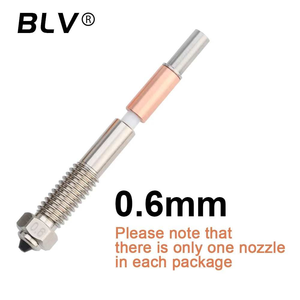 BLV® QIDI Plus4 Bimetal nozzle Ceramic insulation integration for quick removal and very easy replacement