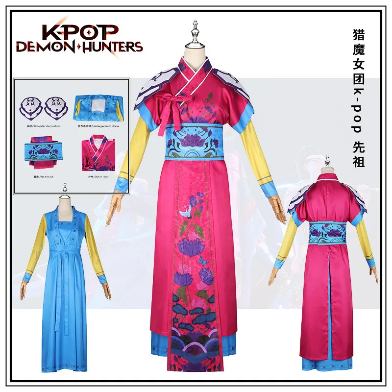 

Hot Anime Kpop Demon Hunter Ancestor Cosplay Costume Halloween Party Role Play Clothing