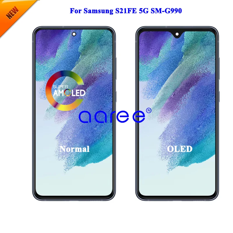 AMOMLED OLED LCD Screen For Samsung S21FE LCD Screen For Samsung S21FE G990F LCD Screen Touch Digitizer Assembly