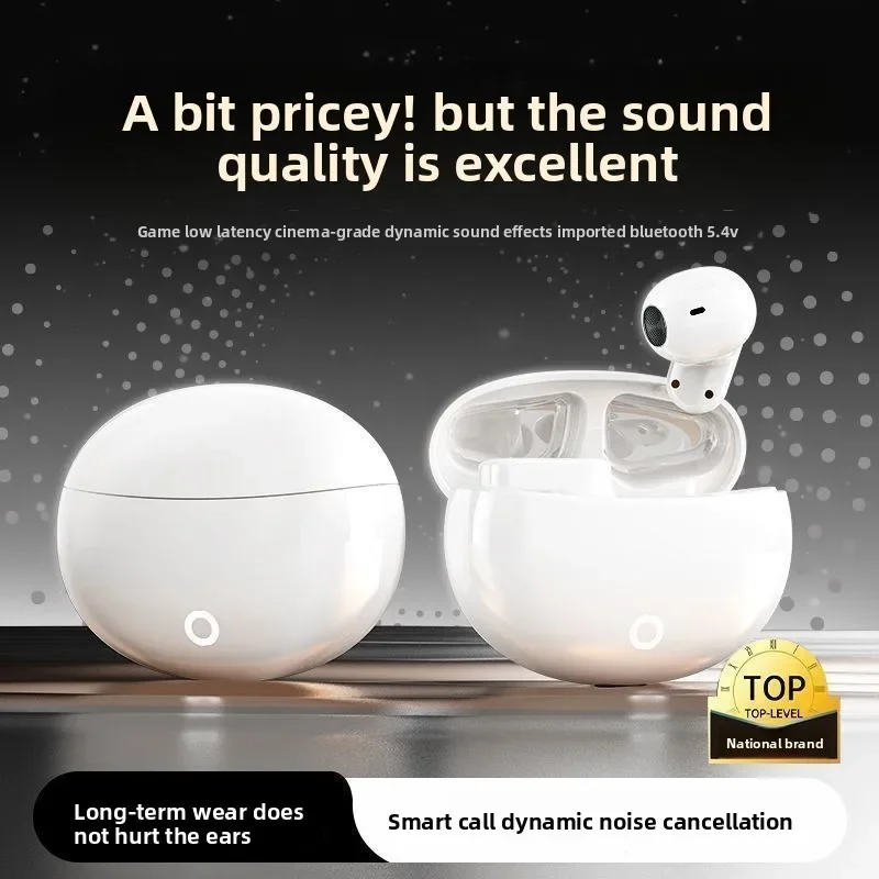 Wireless Bluetooth Earbuds, Semi In-Ear Design, Long Battery Life, Noise Cancelling for Sports and Universal Devices