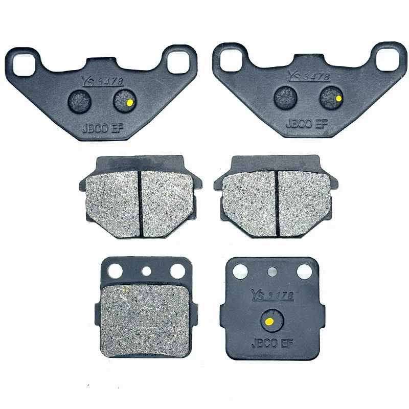 Pastillas de freno delanteras y traseras para motocicleta, para KAWASAKI KXF250 Tecate 4 87-88 KSF250 Mojave 250 1987-2004 KXT250 Tecate 1987 KXF KSF 250