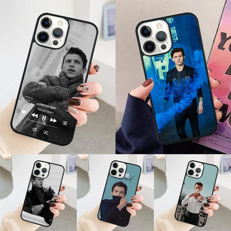 Tom Holland phone case Cover For iPhone 14 15 16 Pro Max SE 2020 coque For apple 11 12 13 Pro Max Mini 7 8 Plus