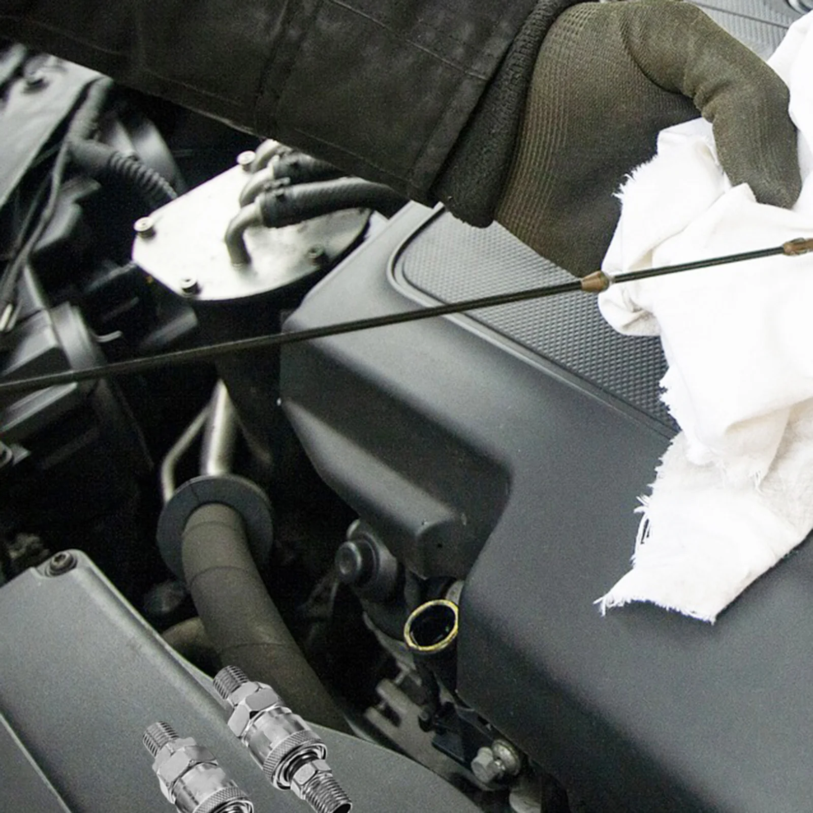 

4Pcs Quick Coupling Air Hose Connector Leakproof Pneumatic Self Locking Coupler for Compressor Equipment Sm20 Pm20