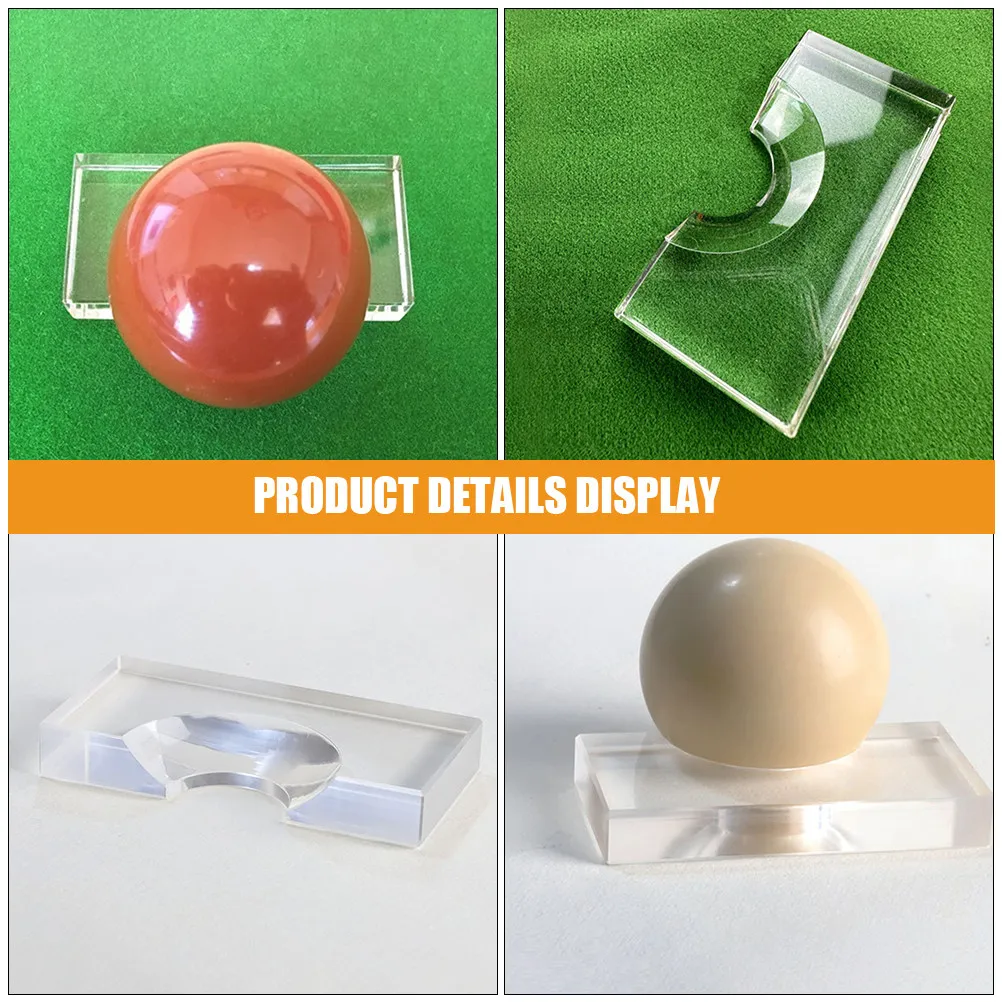 

Snooker Ball Locator Acrylic Construction Enhances Practice Sessions and Game Strategy Ideal for Solo Or Partner Training Indoor