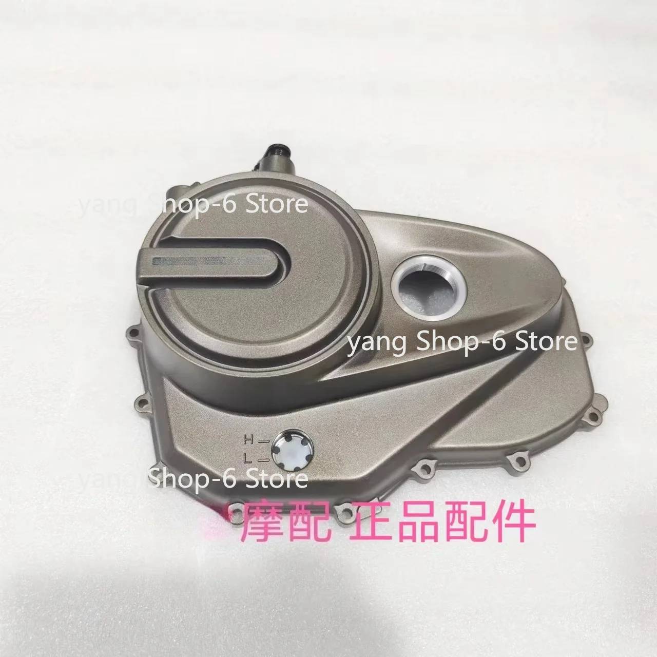 For QJMOTOR SRV600V Accessories SRV600V QJ600-12B Clutch Side Cover Right Cover Engine Right Cover Gasket Sign Oil Filler Port
