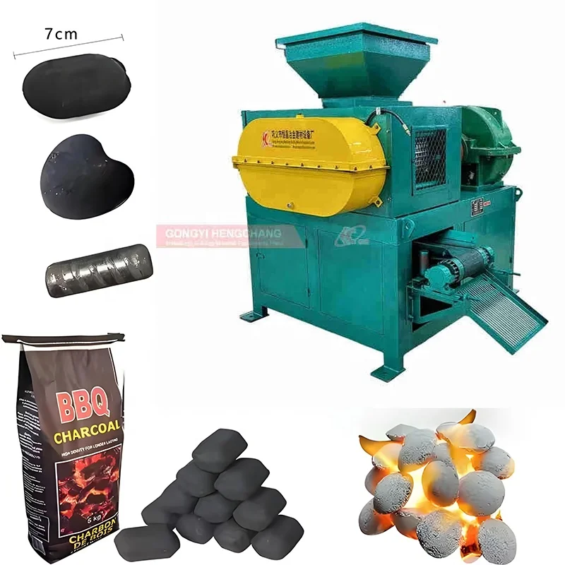 

Durable Quality Ball Press Equipment Mineral Powder Charcoal Briquette Making Machine Price