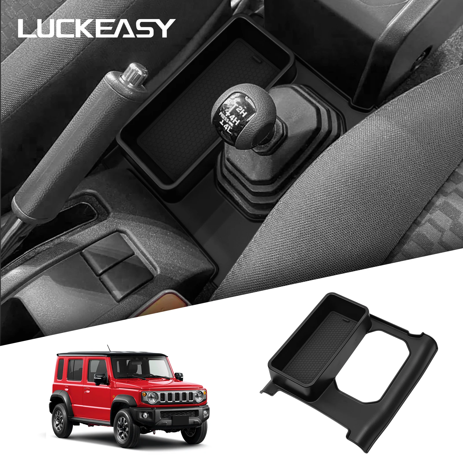 

for Suzuki Jimny 2024-2025 Car Central Console Storage Box Auto Interior Accessories Gear Lever Side Tidying Organizer Tray
