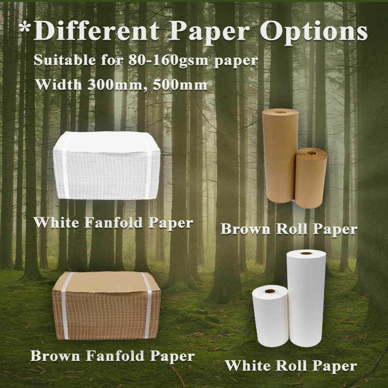Cushion Wrapping Protective Void Fill Kraft Pad Custom Packaging Paper Bubble Making Machine