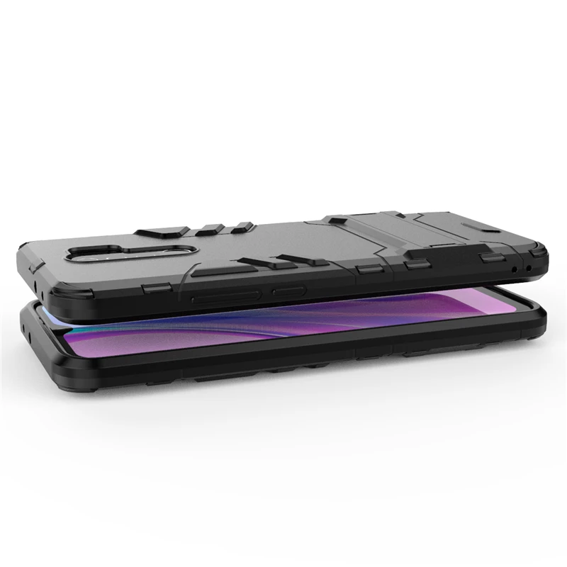 Para cubierta Xiaomi Redmi 9 funda con soporte de silicona armadura funda de teléfono para Redmi 9 9T 9C X3 M3 F3 Mi 11 Lite funda para Redmi Note 9 10 Pro