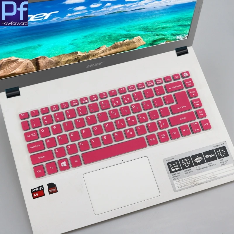 Silicone  Keyboard Cover skin Protector for Acer TravelMate P2410 P2410-M P2410-G2-M 14 inch