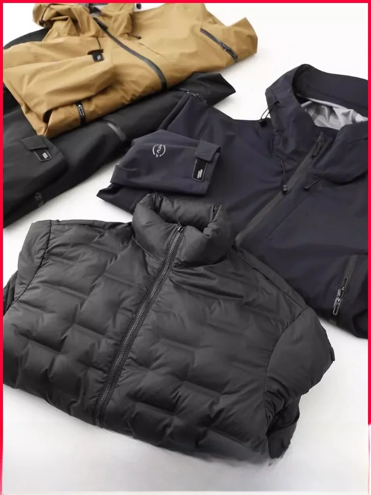 

Detachable Inner! 90 White Du Down! Men's Outdoor Windproof Warm Hooded Tee-in-One down Jaet Trendy