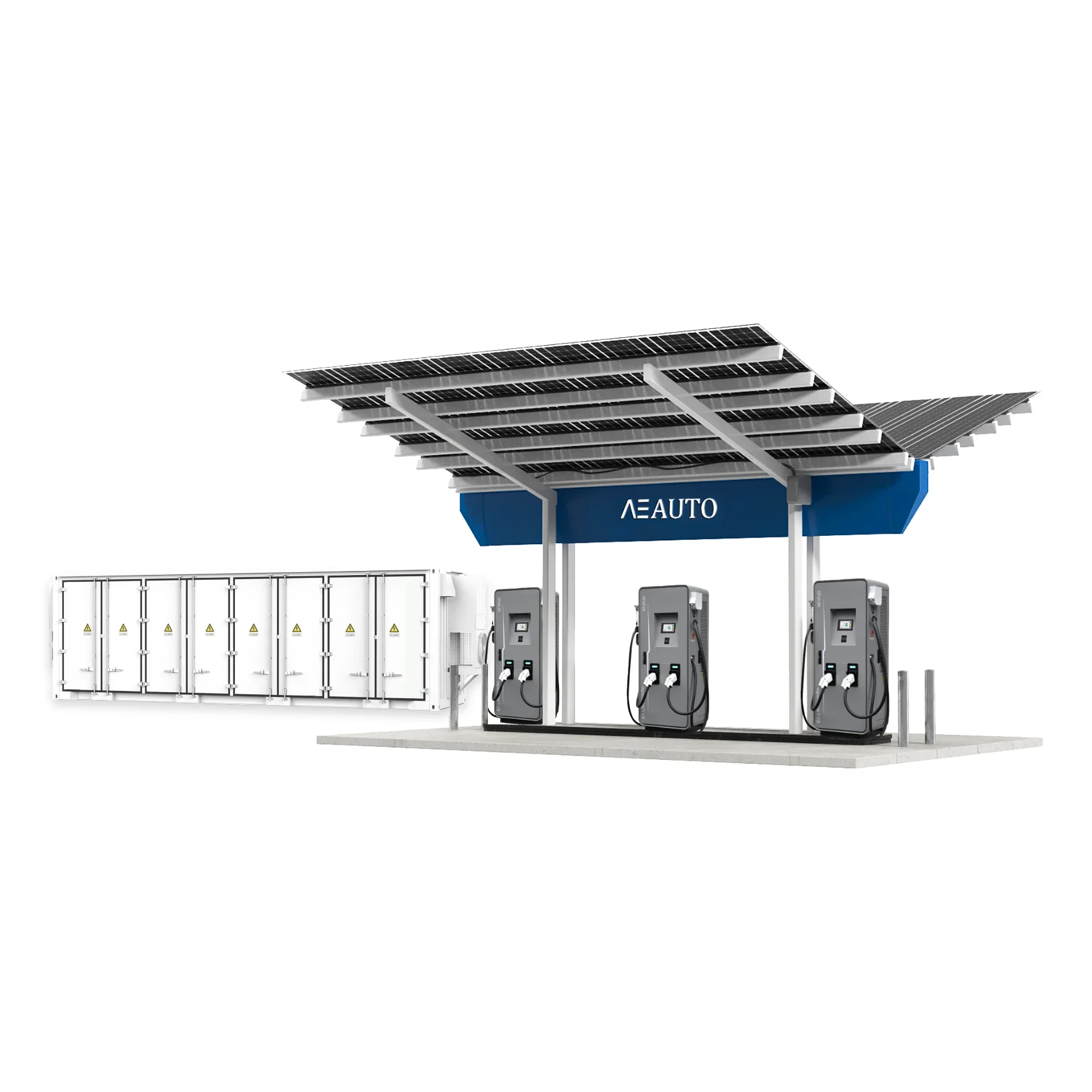 2mwh Solar System Container Off Grid Solar Power Lithium Battery Pack Energy Storage System Solution