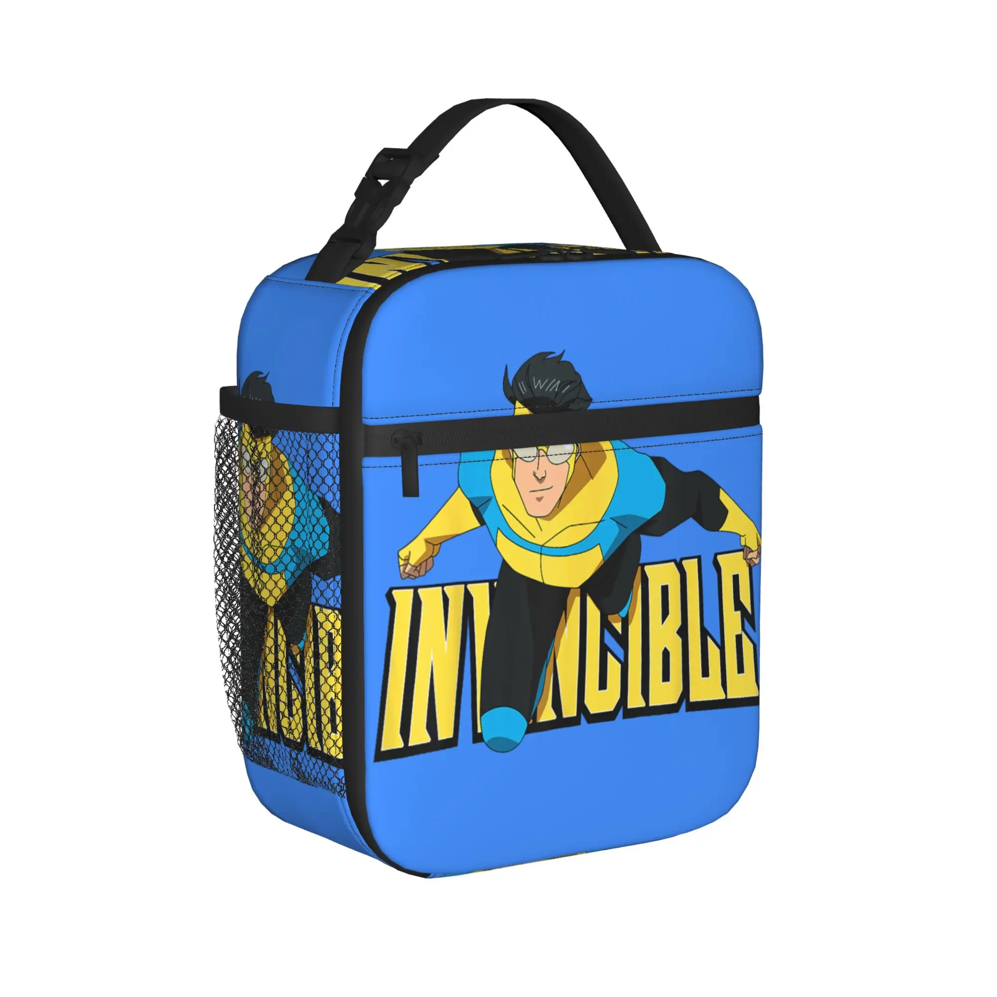 Invinci-bles Animated Insulated Lunch Bag High Capacity  Lunch Container Thermal Bag Tote Lunch Box College  Picnic Food Bag