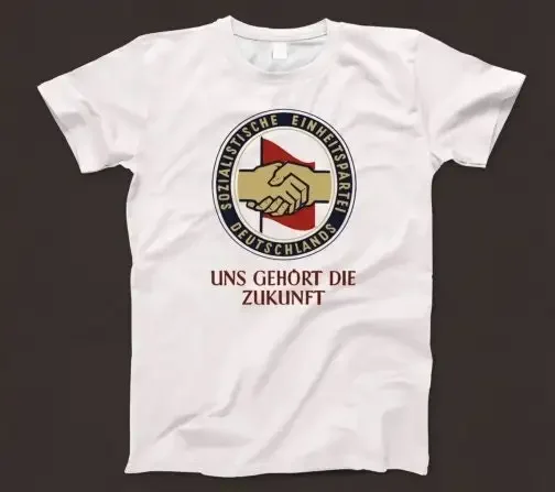 T-shirt du Parti de l'unité socialiste 536 rétro blanc