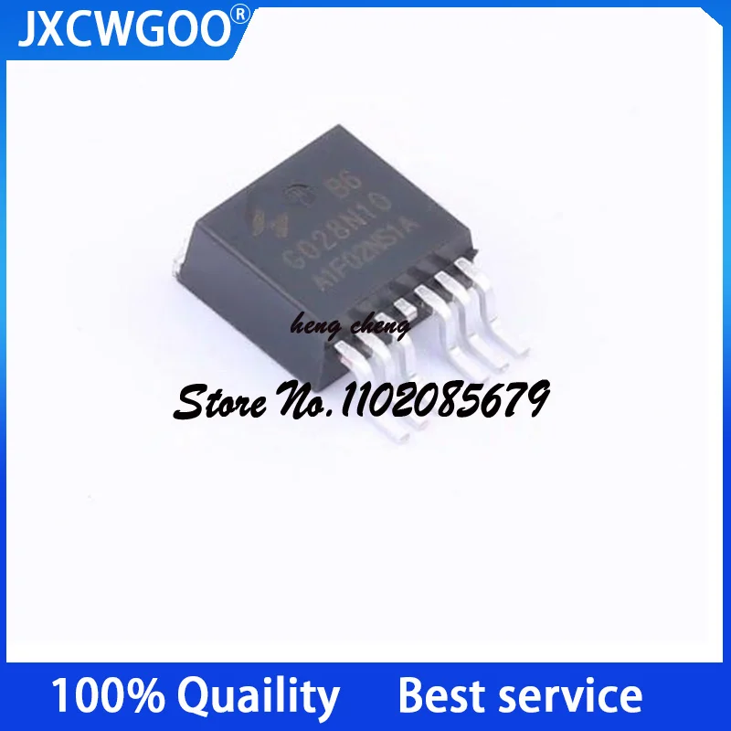 10PCS 100%New Original HYG028N10NS1B6 G028N10 TO-263 N-channel 100V 230A field effect transistor MOSFET