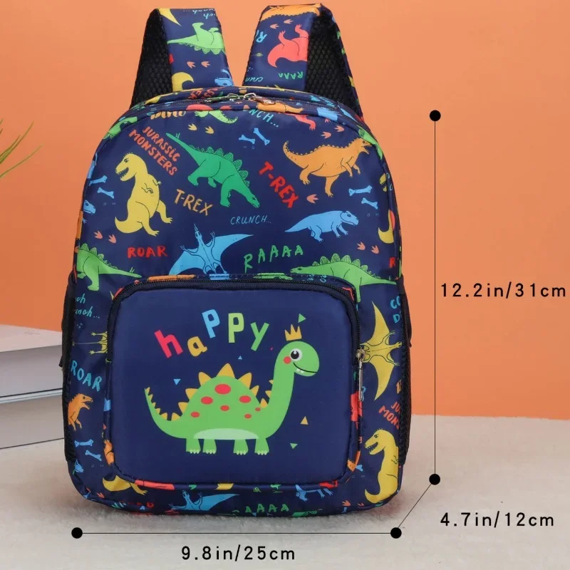 New College Style Kindergarten Student Schoolbag Dinosaur Engineering Car Primary School Children\'s Backpack