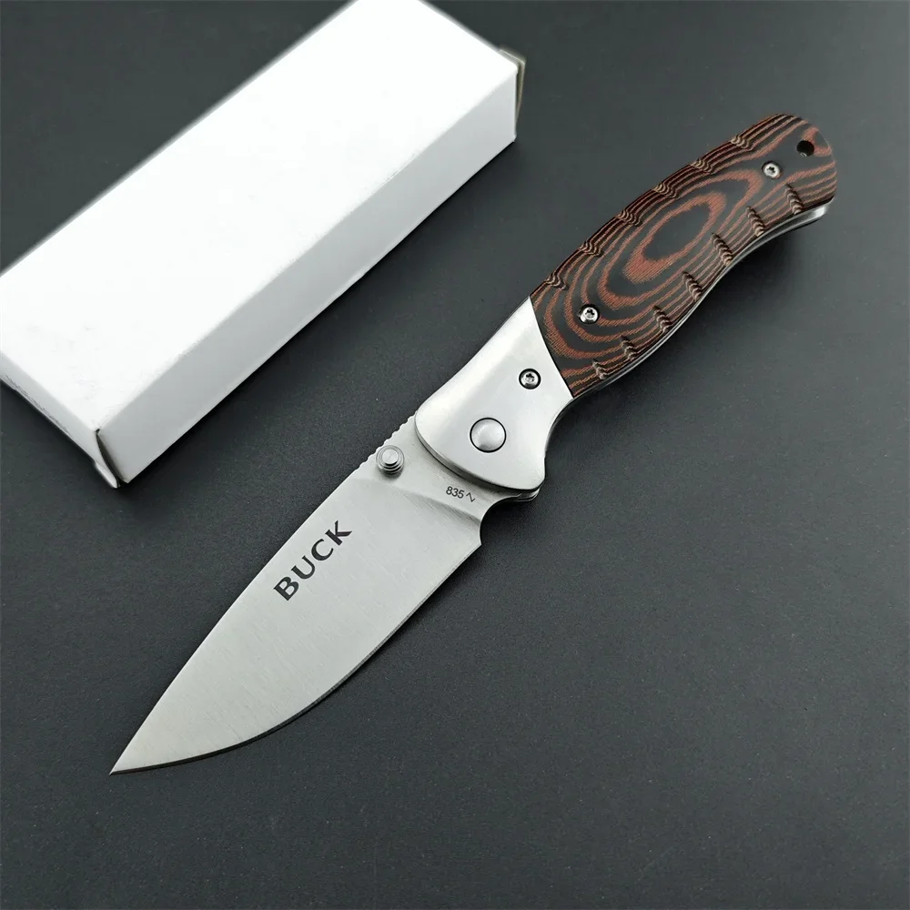 BK 835 Folding Pocket Knife 440C Blade Mikata Handle High Quality Outdoor EDC Camping Hiking Hunting Cutting Tools