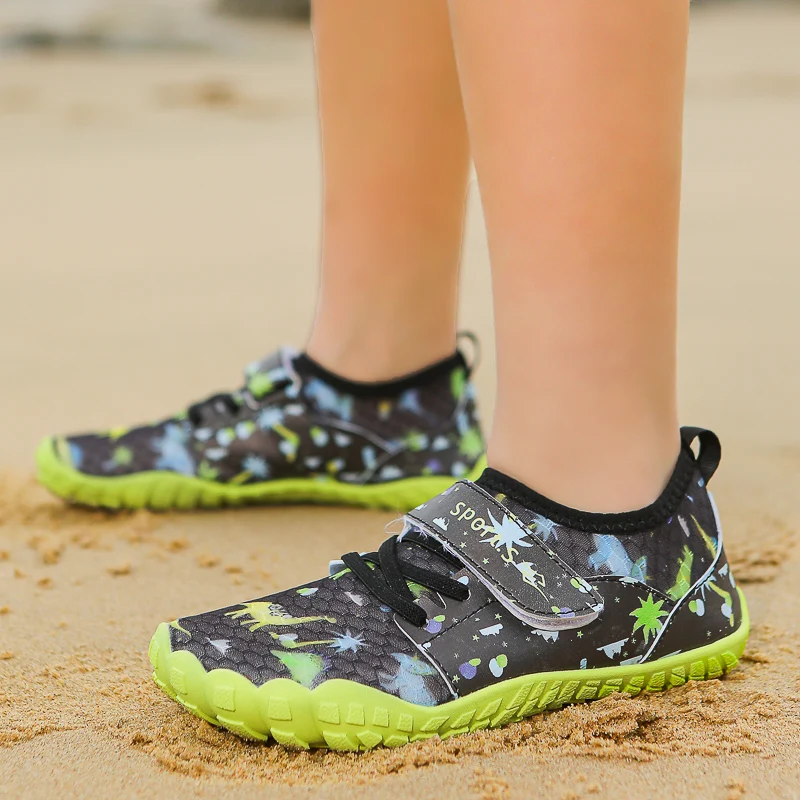 

Children Barefoot Aqua Five Fingers Sock Swimming Breathable Hiking Wading Beach Outdoor Upstream Sneakers Outdoor Water Shoes