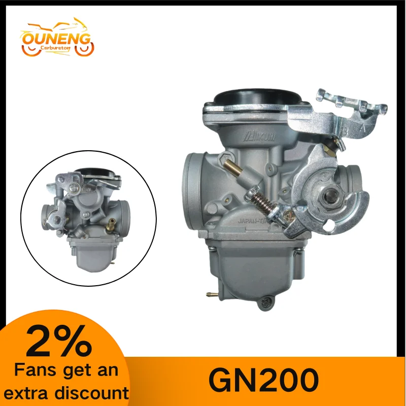

For Suzuki GS200 GN200 QM200GY GY200 GXT200 WJ200 200cc 250cc Motorcycle Carburetor Carb Dirt Bike