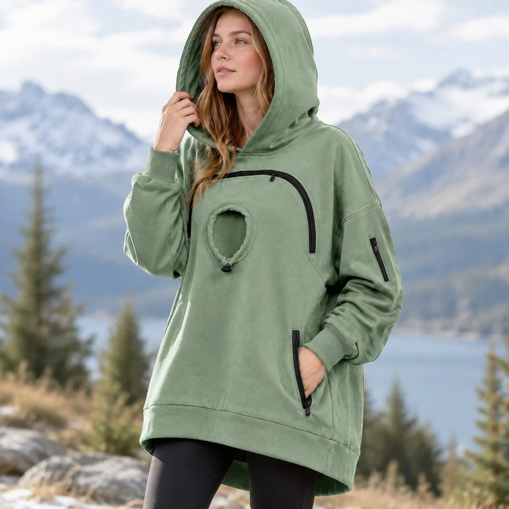 chandail-a-capuche-decontracte-de-longueur-moyenne-style-western-avec-patchwork-de-sweat-a-capuche-decontracte-manches-regulieres-fermeture-eclair-sweat-a-capuche-d'hiver-pour-femmes