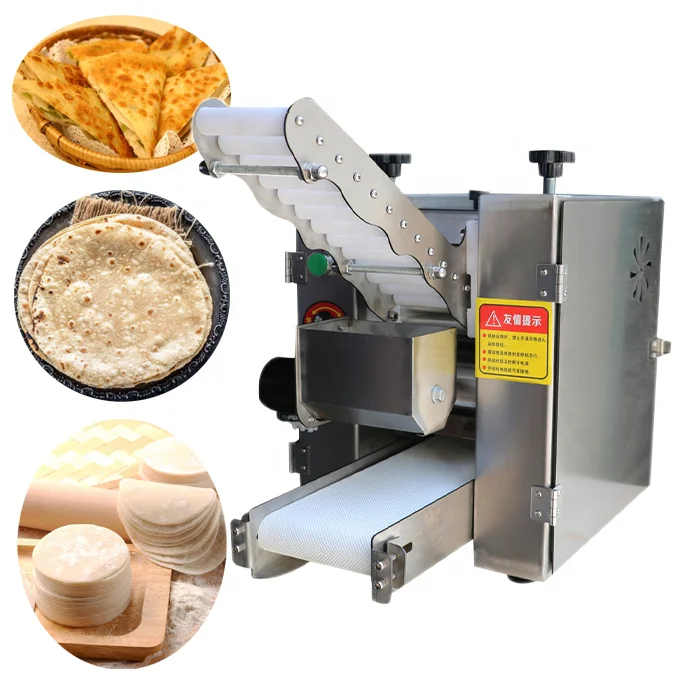 Customized Mold Small Business Naan Tandoor Flat Roti Saj Arabic Dough Press Pancake Tortilla Pita Bread Making Machine Price