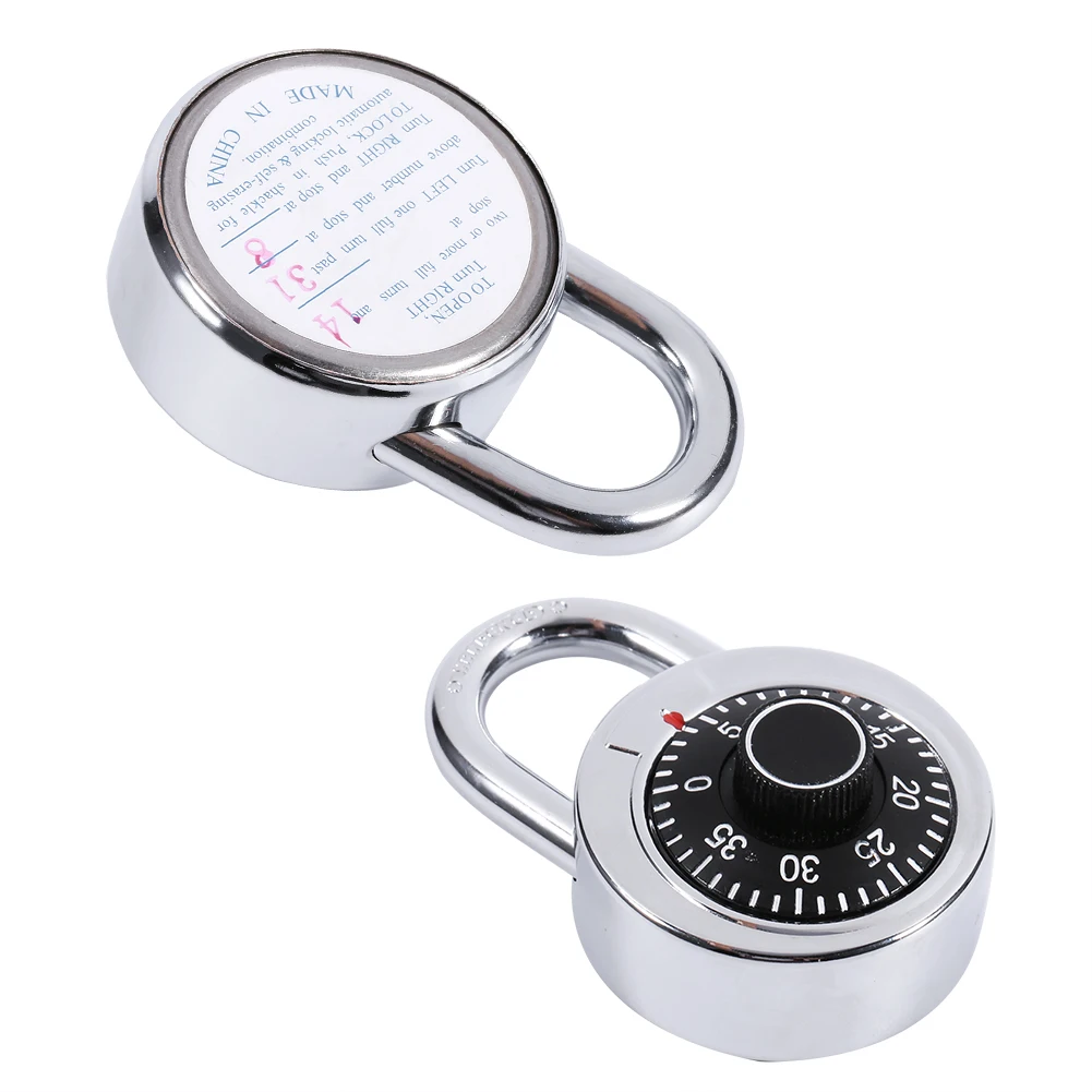 Combination Padlock  padlock  Padlock Digit Combination  Lock  Round Dial Number Luggage Suitcase Security