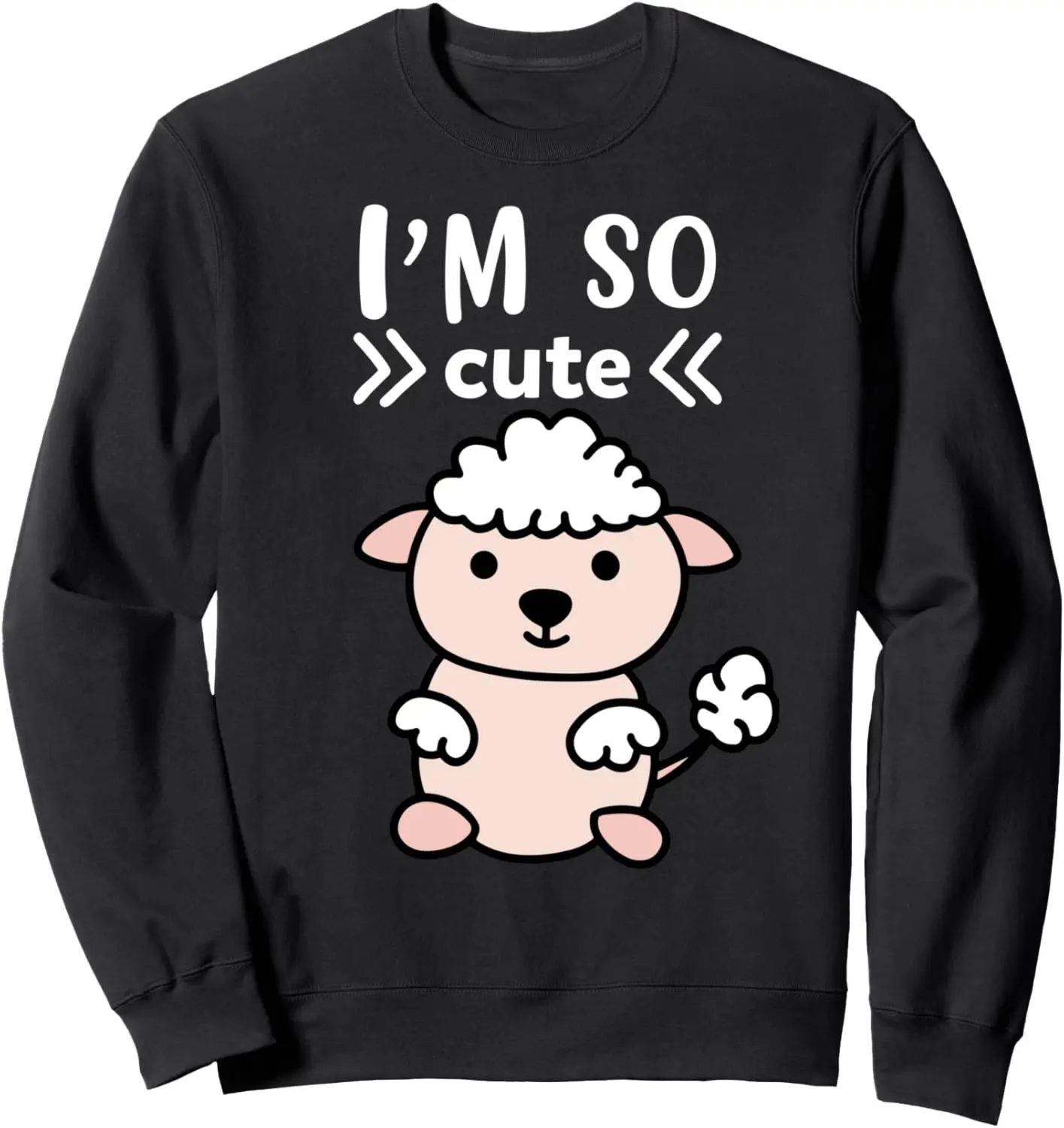 I`m So Cute Sheep I Sheep Art I Kids Sheep Sweatshirt