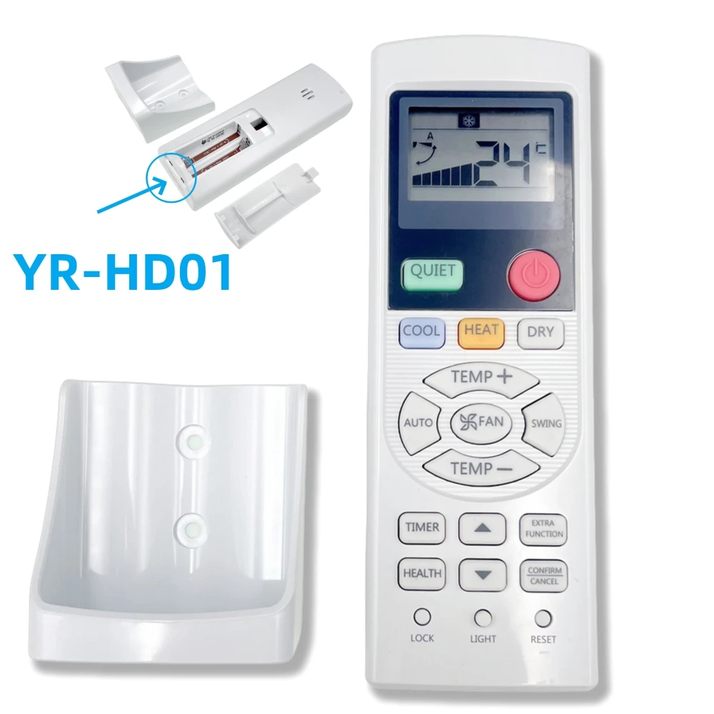 Оригинальный пульт дистанционного управления переменного тока YR-HD01 V9014557 для кондиционера Haier, E.C.A., Atlantic, Mirage, Aicool, GE, SANYO