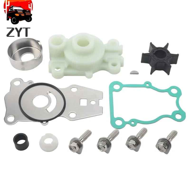

Water Pump Impeller Kit (with Housing) 66T-W0078 66T-W0078-01 for Yamaha 25 30 40 HP 4 Str T25 F30 F40 Outboard Engines