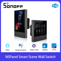 SONOFF NSPanel EU/ US WiFi Smart Scene Switch Thermostat Temperature All-in-One Control Smart Home Touch Screen Work With Alexa