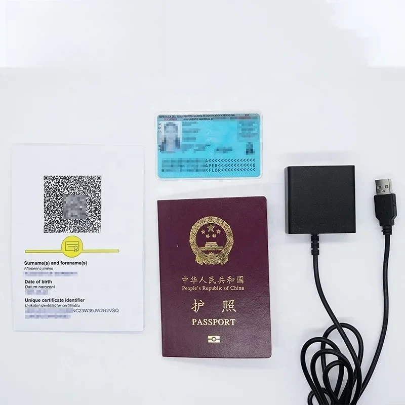 1280*800 Pixel Combined OCR and QR Reader for Use in Self-service Kiosk Pass OCR-B/MRZ Code on Passport and ID Card