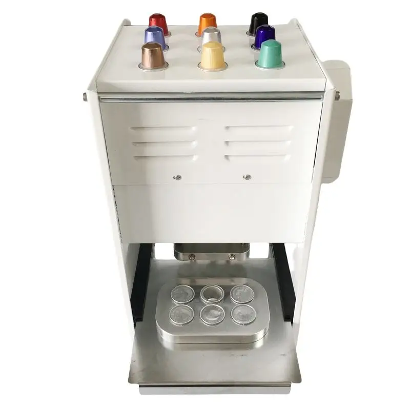 

Hot Hand Sealing Machine Beverages Semi-Automatic Design Aluminum Foil Sealer for Coffee Cups Commodity Wood for Electric