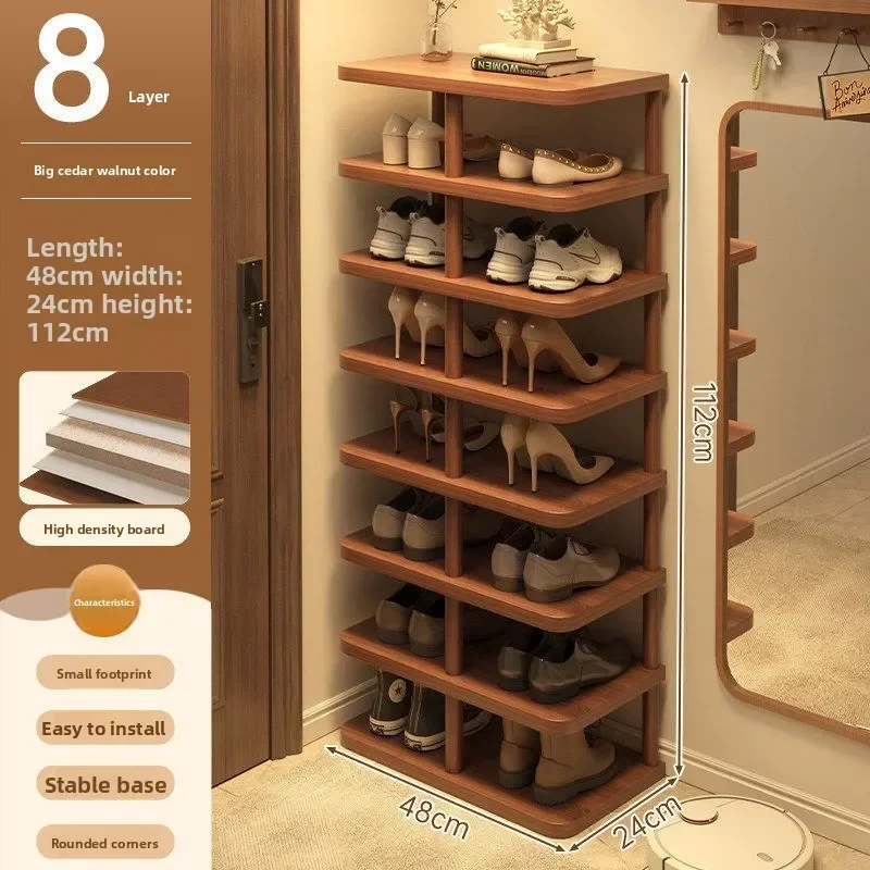 Multi-functional Simple shoe rack multi-layer small narrow shelf shoe cabinet storage artifact dormitory shoe rack