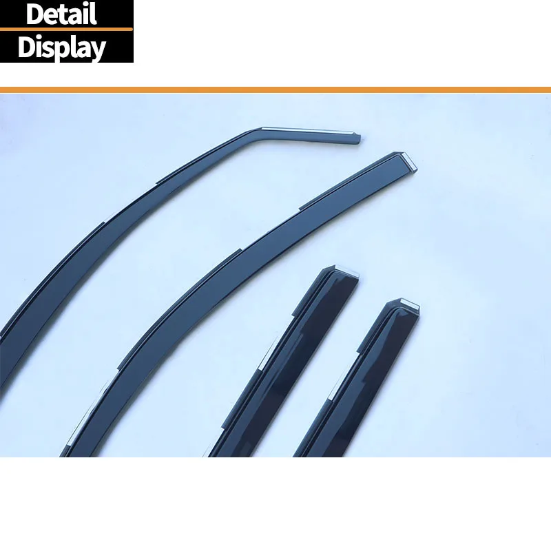 Suitable for 25 models of Toyota 4runner Speedmaster embedded with hidden rain and shine brows No-Drill Design