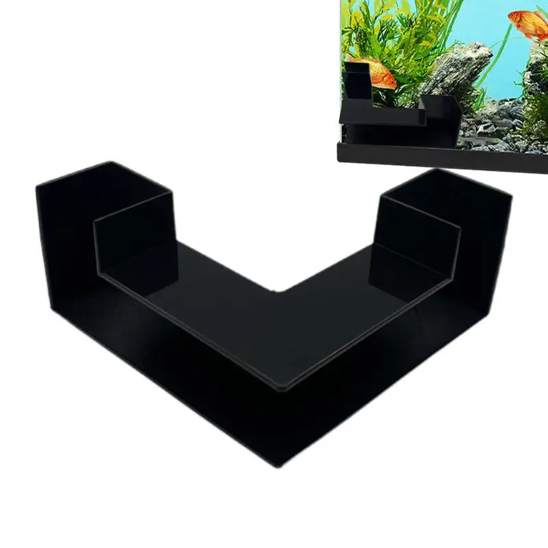 1Pc Aquarium Underground Tunnel L-Shape Hiding Viewing Tunnel Fish & Shrimp Play Hideout for Fish Tank DIY Cave Ornaments