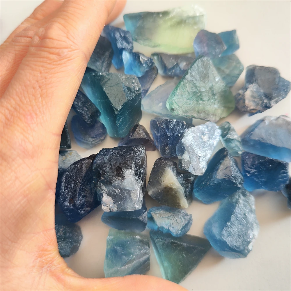 Natural Decor Fluorite Crystal Stone Real Mineral Chakra Healing Specimen Collection Raw Table Decoration Healing Crystal