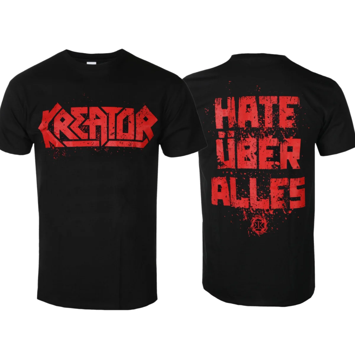 2026 Kreator Demon Battlefield Printed T-shirt Thrash Metal Band Style Daily T-shirt - Suitable for Both Men and Women