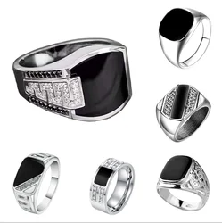 2025 New Business Drip Oil High-end Men's and Women's Rings Fashion Temperament High-end Ring Party Jewelry Wholesale