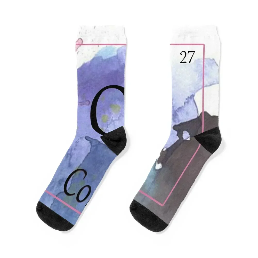 Elementals: Cobalt Socks Lots Christmas moving stockings with print Boy Socks Women's