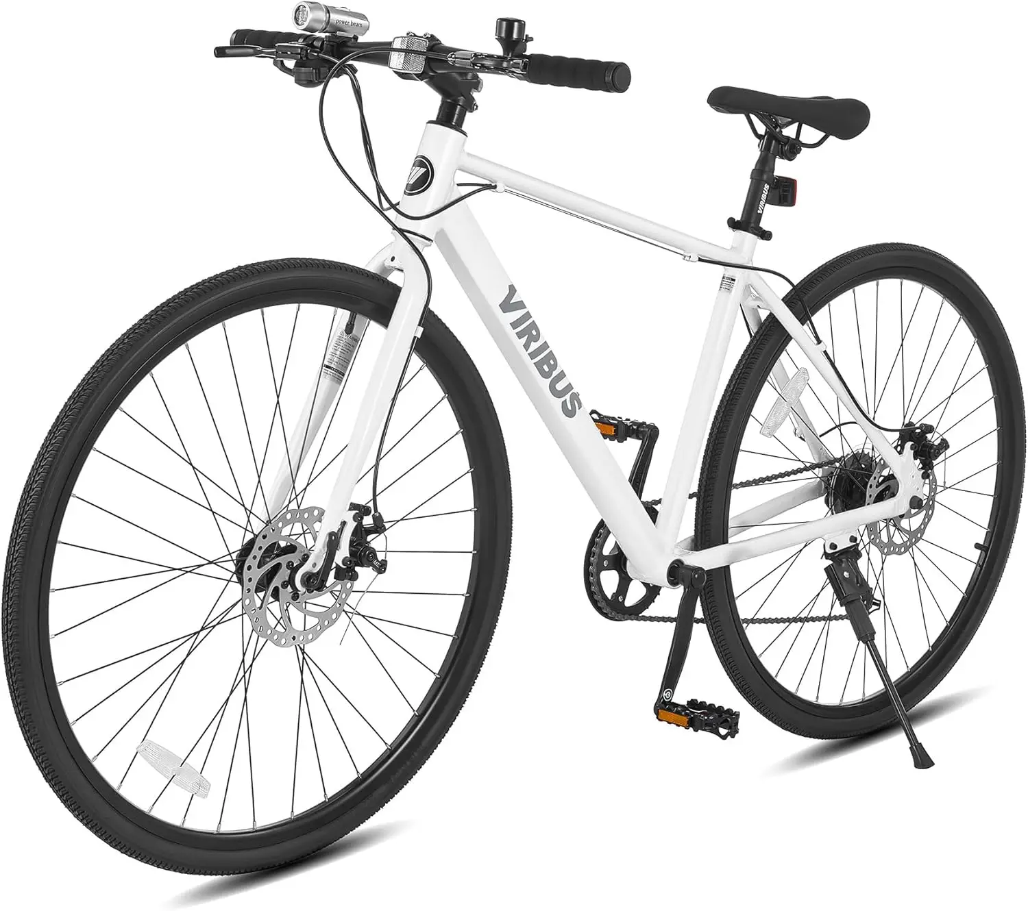 

Hybrid Bikes, 28 inch Road Bike, Mens Bike with Lightweight Aluminum Frame, 700C Hybrid Bicycle 7 Speed,Vintage Style