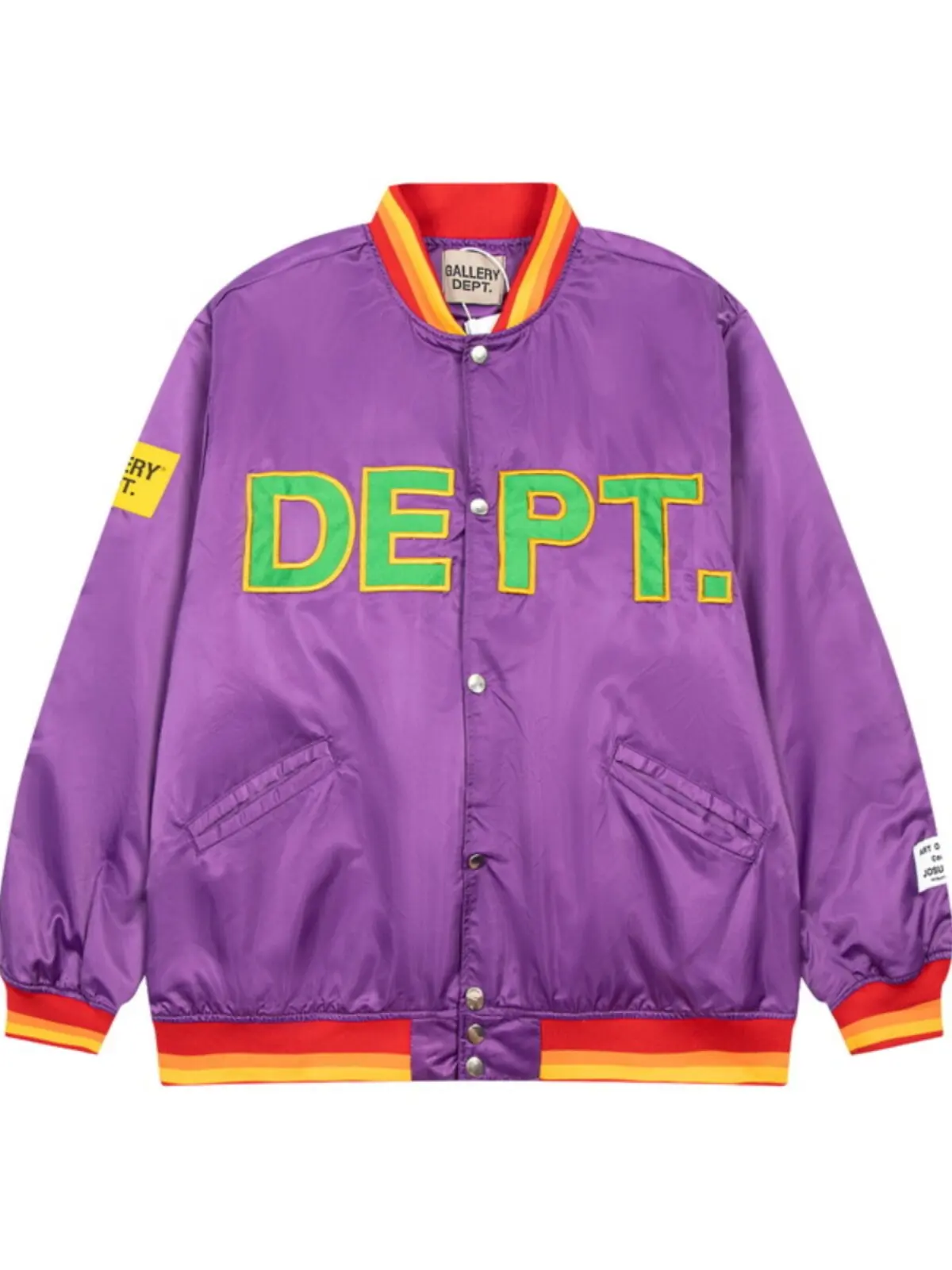 GALLERY DEPT Cloth embroidered baseball jersey jacket high street men's loose casual autumn jacket