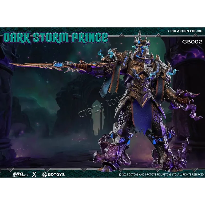 

В наличии: GDTOYS X BROTOYS GB002 1/12 Dark Storm Prince Anduin Blackened Edition 7-дюймовая фигурка
