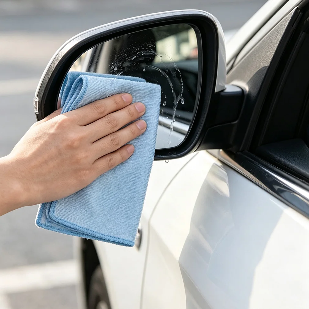 Hot 1PC Car Cleaning Microfiber Glass Towel 30cmx30cm Cloth Towels Wash Window Polishing Absorbent Windshield Cloth Dropshipping