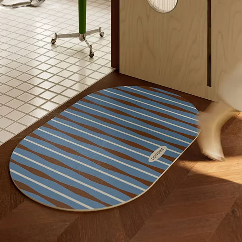 VIKAMA lumière luxe Style minimaliste ligne salon entrée tapis salle de bain entrée anti-dérapant tapis de sol décoration de la maison